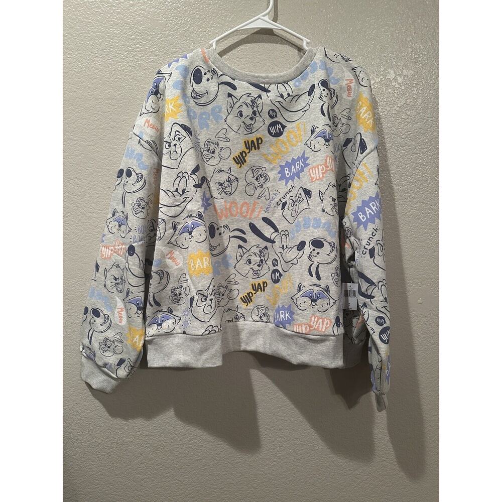 NWT Disney Parks Sweatshirt Critters & Pets Size 1X 2X
